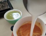 A picture of step 9 of Flat white coffee.