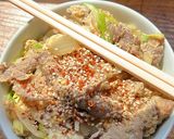 Foto langkah ke 6 dari resep Gyudon (Beef bowl).
