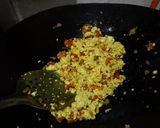 A picture of step 2 of Paneer Bhurji.