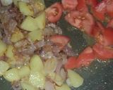 A picture of step 2 of Desi style egg keema.