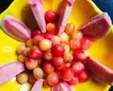 A picture of step 4 of Pomegranate apple salad.