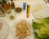 Cézár saláta recept fázis 1 fotója