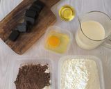 Foto langkah ke 1 dari resep Chocolate Mochi Cake.