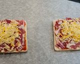 Foto del paso 3 de la receta Pizza de jamón serrano con pan de molde