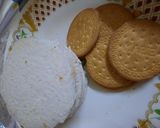 A picture of step 1 of Bread 🍞 Chocolate 🍫 Biscuits Cake 🎂.