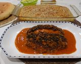 Foto del paso 7 de la receta Cerebro de Carne Picada asada con corazón de Tomate y Salsa sangrienta