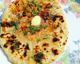 A picture of step 5 of Stuffed aloo kulcha.