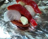 Foto del paso 1 de la receta: Asado a la parrilla de paquetes de tomate