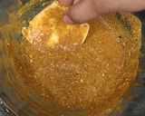 A picture of step 11 of Paneer shawarma roll.