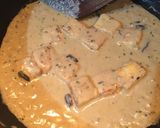 A picture of step 9 of Nawabi Paneer.