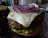 Foto del paso 13 de la receta: Hamburguesas de Arvejas y pencas de acelga de mi casa... 🤔🍔🍔🍔🤨😜!!!