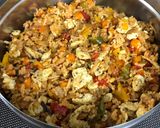 A picture of step 10 of Schezwan Egg Fried Rice.