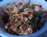 A picture of step 1 of Tawa fry rice.