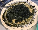 Une image de l'étape 13 de Duo de purées potiron et pommes de terre spiruline et emmental.