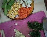 Foto langkah ke 1 dari resep Bubur Oat Sayur Mayur.