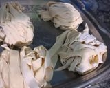 A picture of step 3 of Homemade fettuccine pasta.
