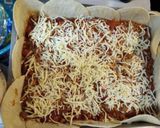 A picture of step 3 of Chili Lasagna with Fire Roasted Tomatoes.