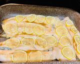 A picture of step 4 of Trout with lemon and cheese.