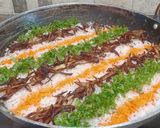 A picture of step 4 of Dum Aloo Biryani.
