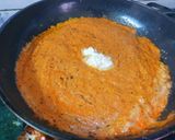 A picture of step 3 of Shahi Paneer Angara.