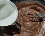 A picture of step 3 of Banana tutti fruity chocolate cake.