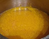 A picture of step 2 of Tuvar daal.