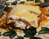 A picture of step 3 of Cheesey Mushroom Veggie Lasagna Gluten Free.