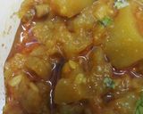 A picture of step 6 of Lauki ki bhujia.