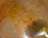 A picture of step 2 of Aalu beens with curd.