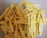 A picture of step 2 of My Tuna, Cheese over Chips with a sweet chilli dip.