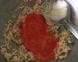 A picture of step 2 of Patriotic Tricolor Upma.