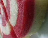 A picture of step 7 of Egg less Zebra Cake.
