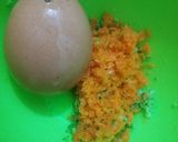 Foto langkah ke 2 dari resep MPASI 4* 7month (bubur tim rice cooker) TELUR.