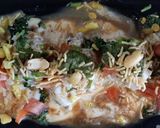 A picture of step 9 of Pakoda chaat.