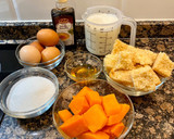 Foto del paso 1 de la receta: Pudín de calabaza y bizcocho