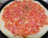 Foto del paso 1 de la receta: Pizza con panceta y huevo frito (2 variedades)