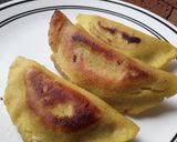 Foto del paso 5 de la receta: Empanadas🥟 rellenas de berenjena🍆🌰 y "queso🧀"