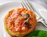 Baked Egg Cups With Smoked Bacon, Basil & Tomato
