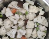 A picture of step 4 of Vegetable Pulao.