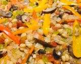 A picture of step 3 of Pearl Barley Bake.