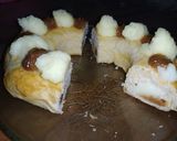 Foto del paso 7 de la receta: Rosca de Pascua rellena con crema pastelera y dulce de leche