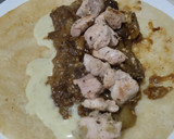 Foto del paso 10 de la receta: Wrap🥬de berenjena🍆bbq, cerdo🍖y salsa🧆mayo mostaza🌮🌯🥙