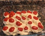 A picture of step 14 of Stuffed Eggs with Meat, Gratinated with Bechamel.