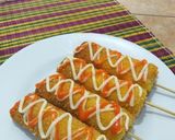 Foto langkah ke 7 dari resep Mozzarella Corndog.