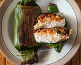 Foto langkah ke 8 dari resep Nasi Bakar Ikan Tuna.