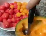 Une image de l'étape 6 de 🍉Pastèque 🍉melon🍋‍🟩farandole de fruits 🫐🍓🍇.