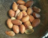 A picture of step 1 of Jackfruit Seeds Masala Chaat.