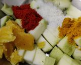 A picture of step 4 of Instant Raw Mango Pickle.