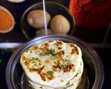 A picture of step 4 of Stuffed Kulcha Naan Roti (No yeast No oven).