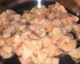 A picture of step 1 of Saucy Chicken & Rice.